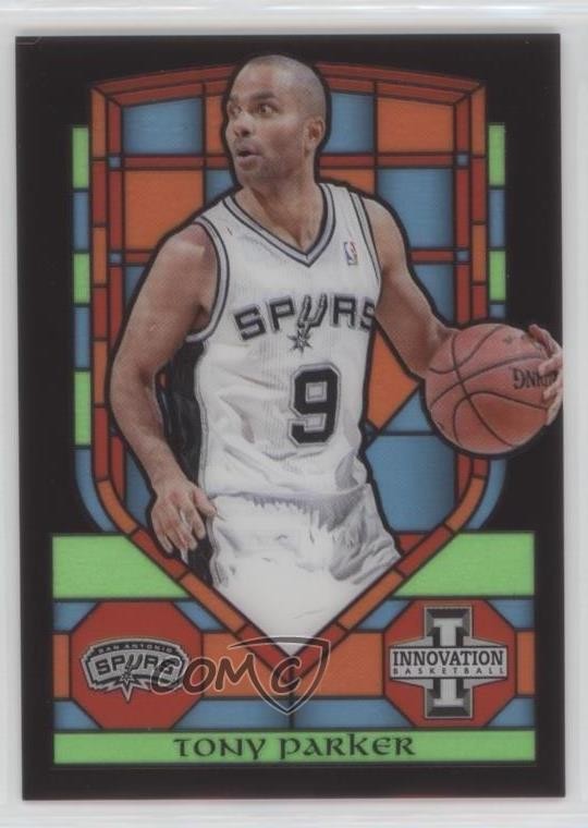 2013-14 Panini Innovation Stained Glass Tony Parker #10 HOF 11qz
