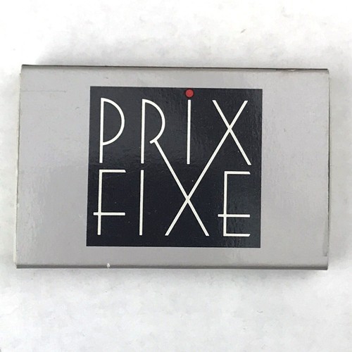 Prix Fixe New York City Vintage Empty Matchbox Collectible Bar Decor