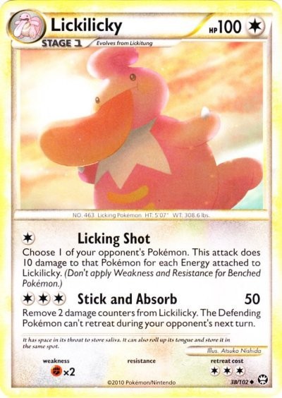 Lickilicky - 38/102 - Uncommon NM, English Pokemon Triumphant