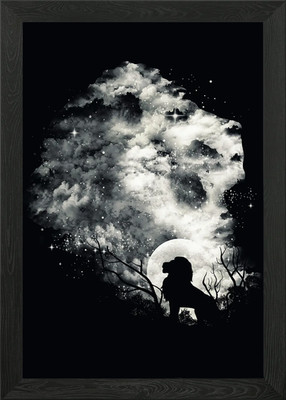 König der Wolken gerahmtes Wandbild Poster Leinwanddruck Bild