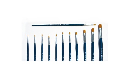 Italeri 51226 - Accessory - 1X Flat Brush Size 3 Synthetic Hair - New