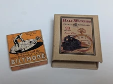 Vintage Biltmore & Ball Watches Pocket Watch EMPTY BOXES Collectors Pieces