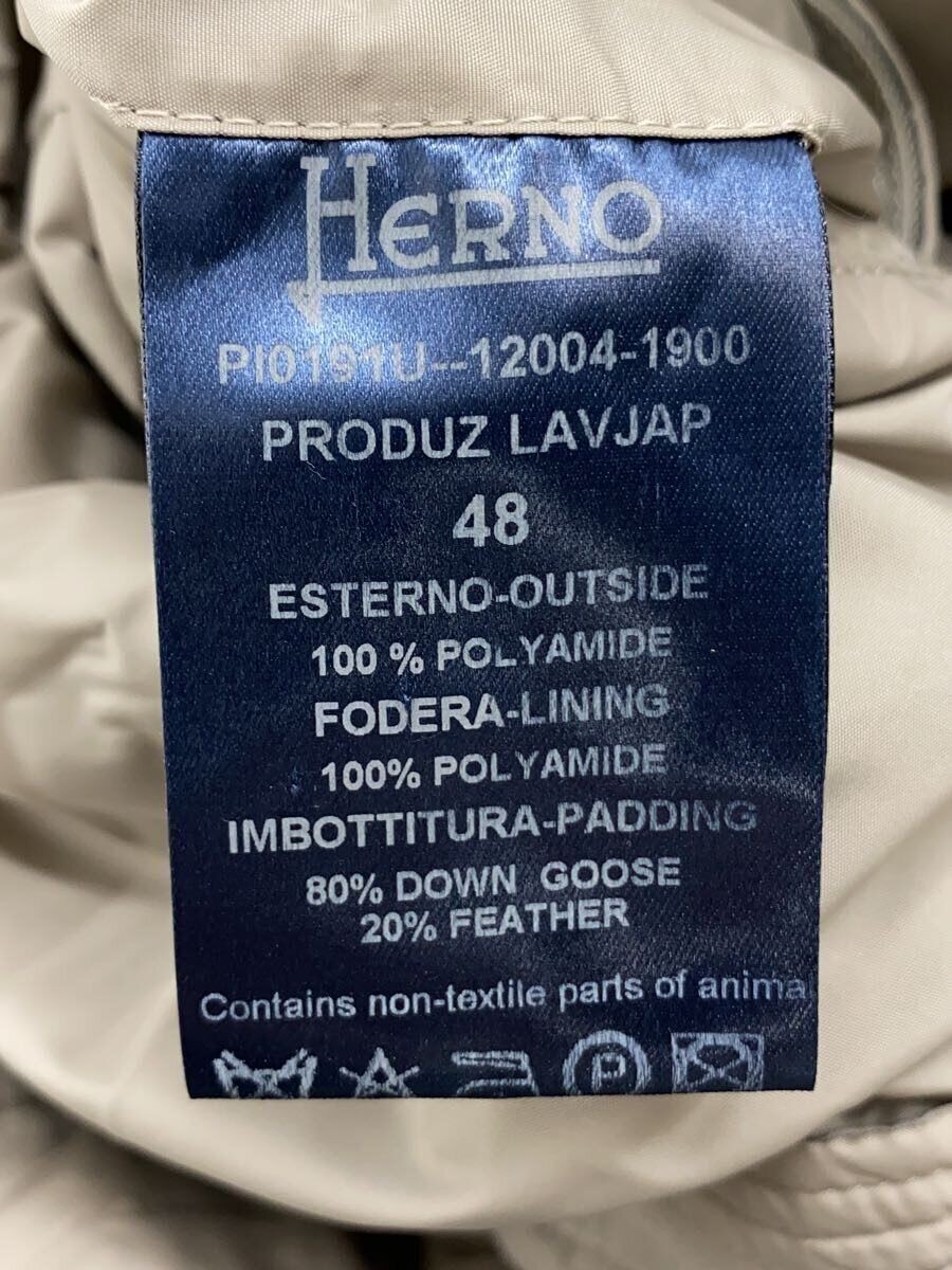 HERNO 48 polyester plain grey down jacket PI0191U… - image 4