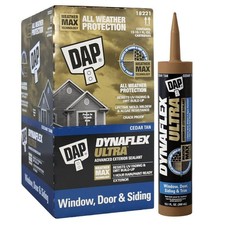 DAP Caulk Advanced Exterior Door  Siding Sealant Latex Cedar Tan 12-Pack 