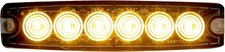 Buyers Products 8892200 5 Inch Amber Ultrathin Led Strobe Warning Light