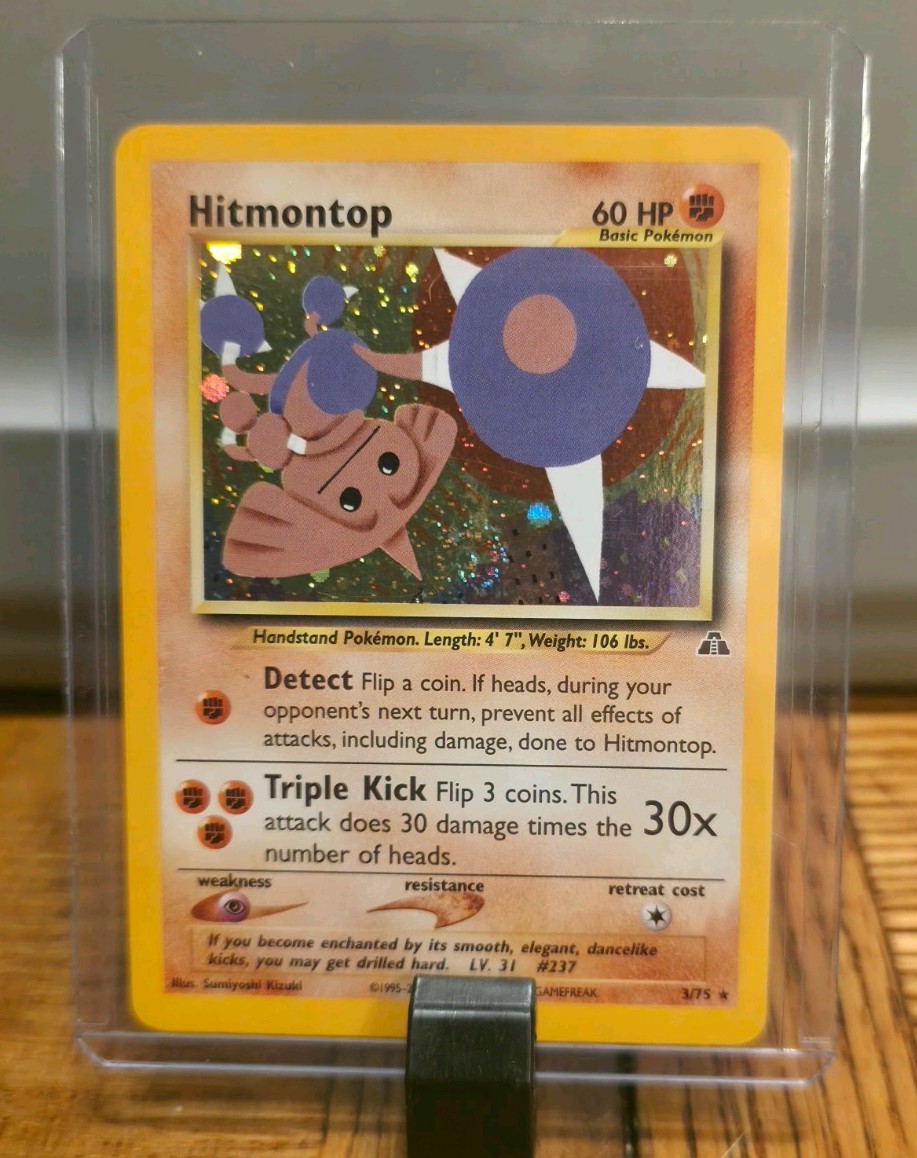 Hitmontop 3/75 Neo Discovery Holo Rare Unlimited Pokémon English WOTC NM