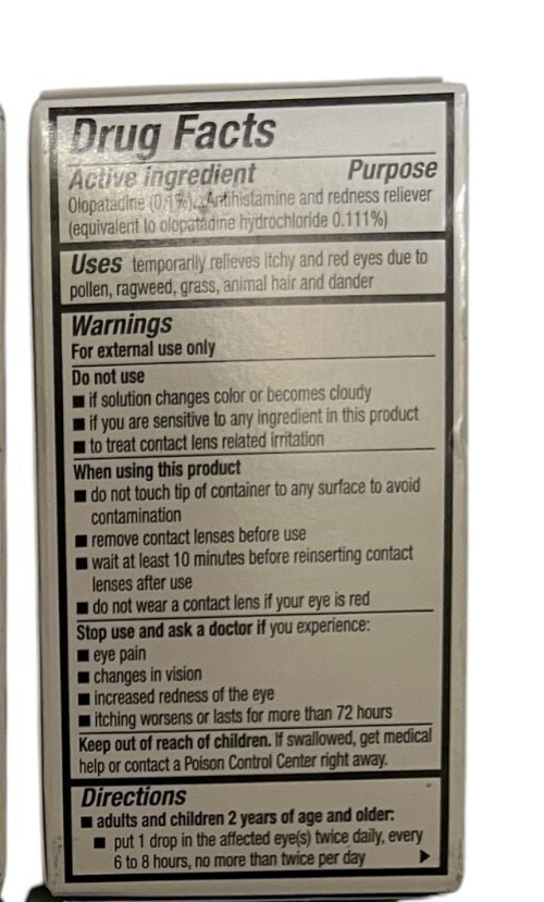 Pataday Eye Allergy Itch Relief Twice Daily 0.17oz 5mL EXP26+ NEW FREE SHIPPING