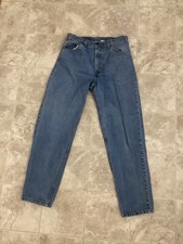 Vintage Levis 550 Jeans Orange Tab Mens 32x30 Blue Tapered 90s