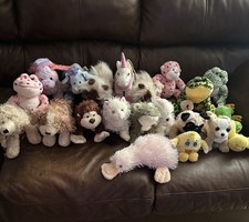 Webkinz GANZ Plush Stuffed Animal Lot Of 21. 2 With Codes.