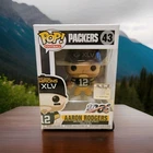Funko Pop Green Bay Packers Aaron Rodgers #43 Super Bowl MVP Football Figure