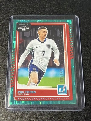 2025-26 Panini Donruss Road to FIFA World Cup 26' Phil Foden Teal #/199 England