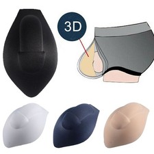 Mens Sponge Cushion Pad Underwear 3D Cup Bulge Pouch Enhancer Swimwear Briefs