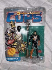 1988 Hasbro C.O.P.S Cops N Crooks Nightstick Figure Complete