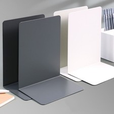 1Pcs Bookend L-shaped Book End Stand Support Holder Shelf Plastic Bookrack Home