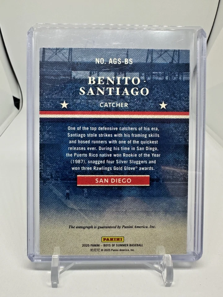 Boys of Summer 2025 #AGS-BS BENITO SANTIAGO American Glory Signatures 19/25 Foto 2 de 2