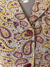 Original Vintage Rare Colourful 1940s Day Dress