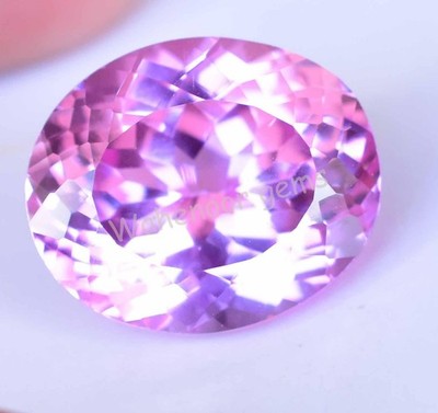 19.10 Ct Natürlicher Rosa Saphir Oval Loupe Clean Heated Zertifiziert Ceylon