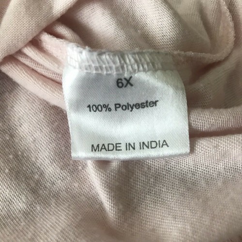 Love Peace & Lip Gloss Hoodie 6X Girls - Picture 5 of 8