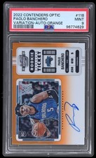 2022 Panini Contenders Optic Paolo Banchero #118 PSA 9 RC 18/25 Basketball Mint