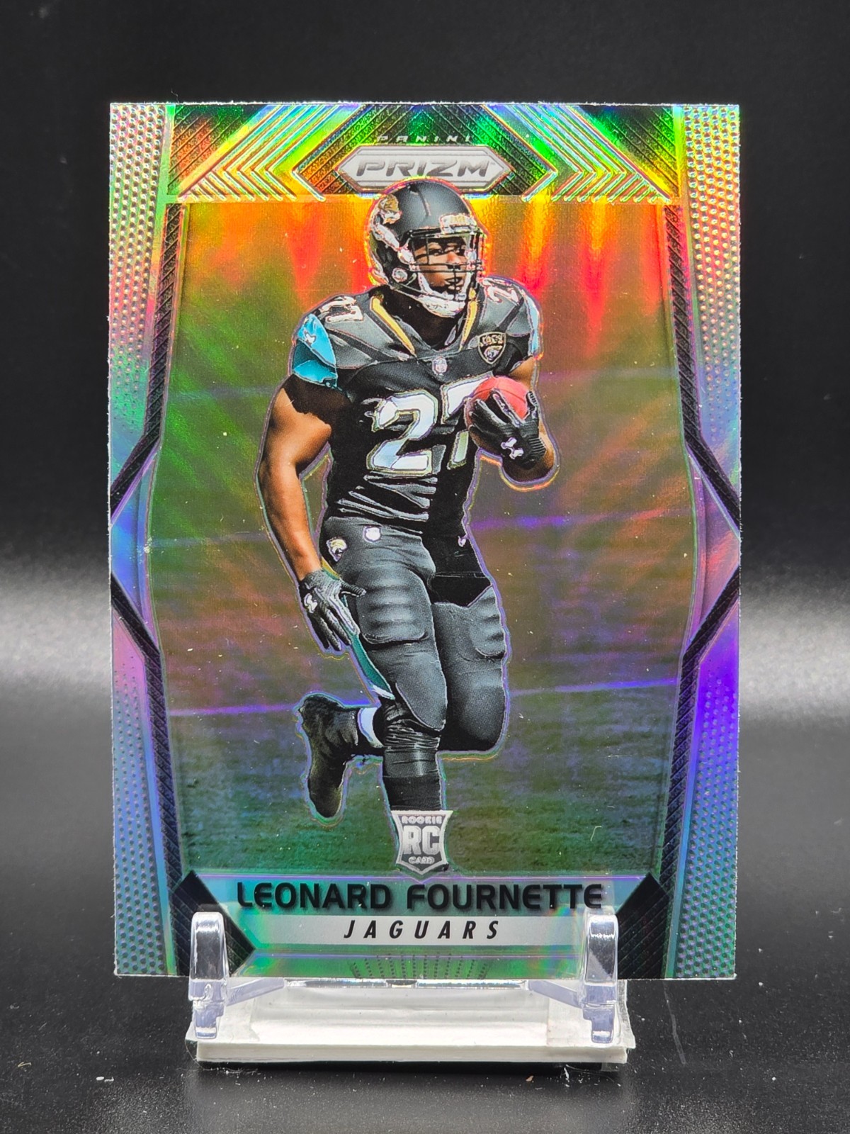 2017 Panini Prizm - Rookies Leonard Fournette #219 Silver Prizm (RC)