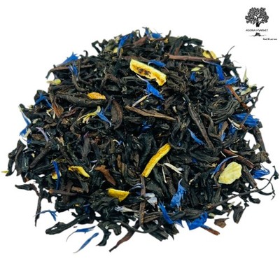 Earl Grey Herbal Mix Tea 25g-1.95Kg   Black Tea, Lemon Peel, Cornflower Petals