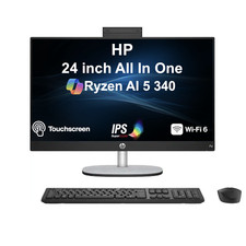 HP 24 23.8" 1920x1080 AMD Ryzen AI 5 340 16GB RAM 1TB SSD Windows 11 Pro