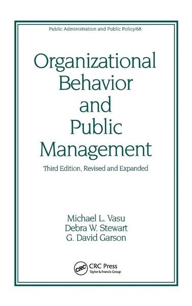 Michael L. Vasu (U. A.) | Organizational Behavior And Public Management,...-image