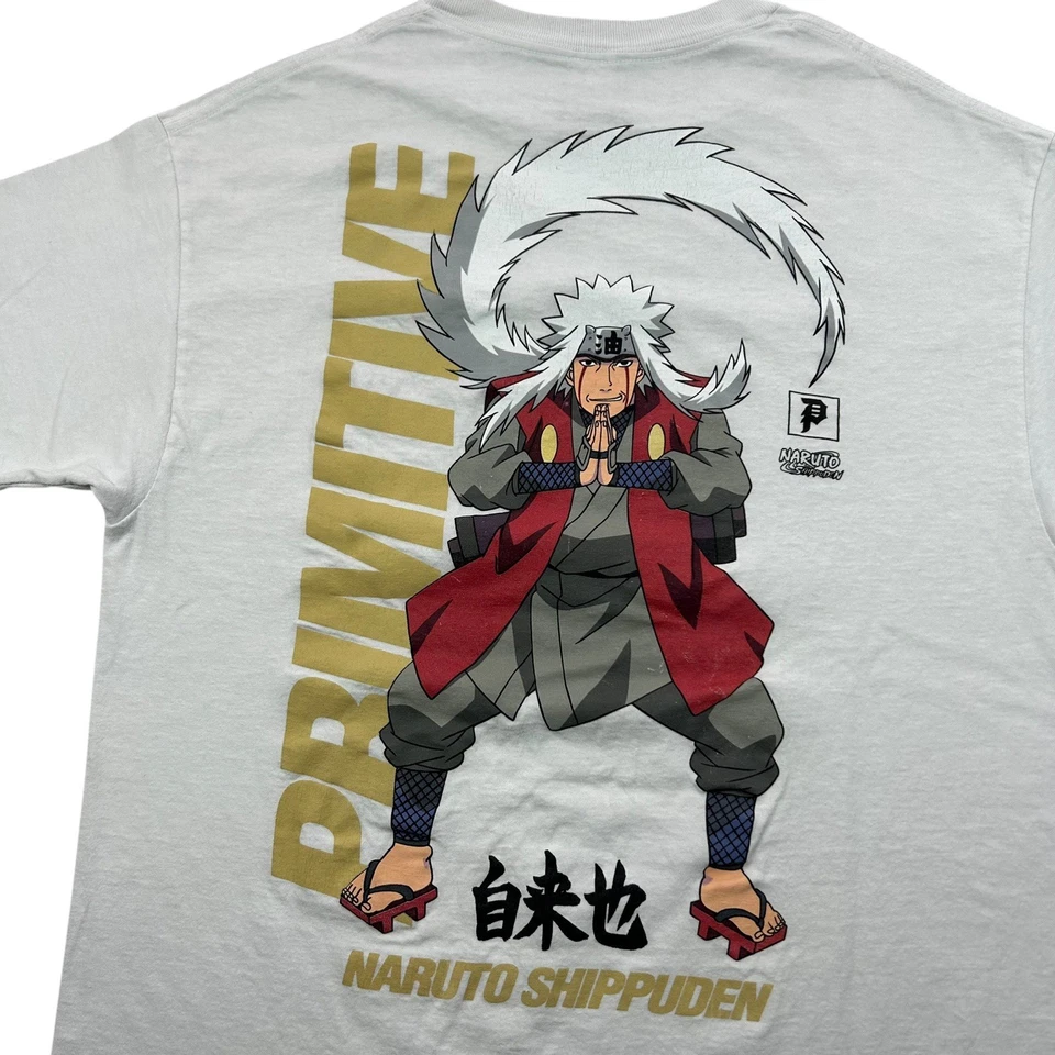 Camisa Anime Primitive Skateboards X Naruto Shippuden Talla Grande Jiraiya Sensei Foto 2 de 4