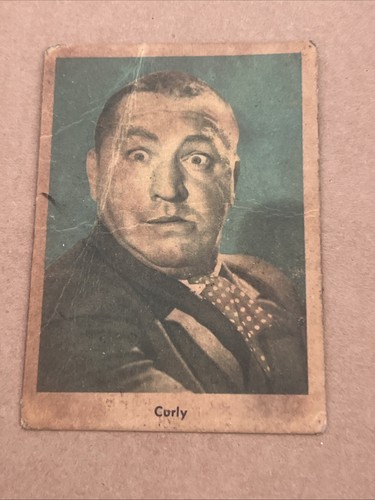 1959 Fleer The 3 Three Stooges #1 Curly Key Card To The Set RARE LOW GRADE