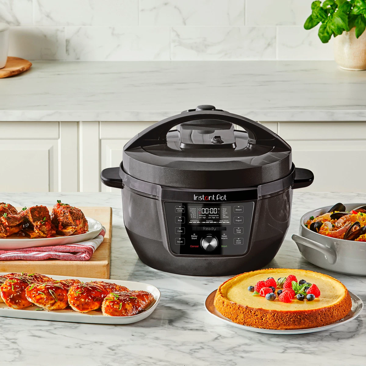 Instant Pot - RIO WIDE Plus 7.5Qt 7-in-1 Electric Pressure Cooker &  Multi-Coo