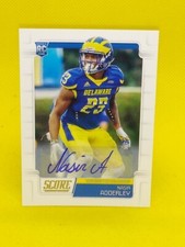 Nasir Adderley 2019 Score ROOKIE AUTOGRAPH #434 Delaware Blue Hens LA Chargers