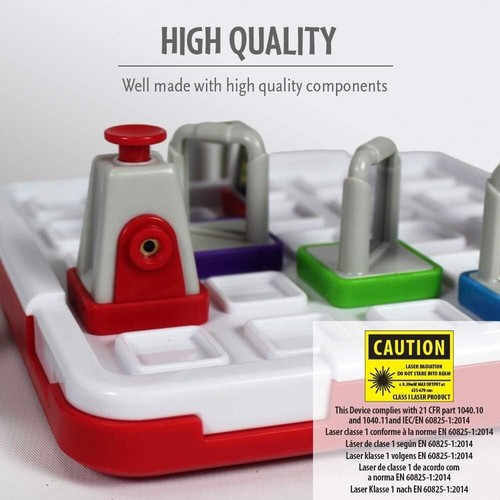 ThinkFun Laser Maze STEM Toy Set | Brain-Boosting Game | Award-Winning Activity - Picture 3 of 6