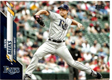 2020 Topps Update #U-77 Jalen Beeks  Tampa Bay Rays