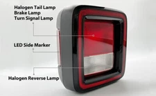 Fits 2018-2024 Jeep Wrangler JL with Bulbs Rear Light Driver Left Side CH2800215