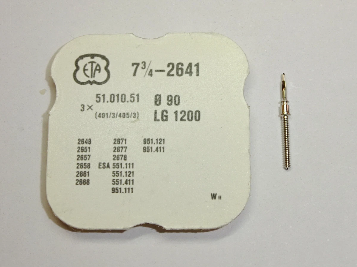 Mouvement De Montre ETA Calibre 2640 - Pièce Vintage Pour Références 2641, 2648, 2650, Etc.