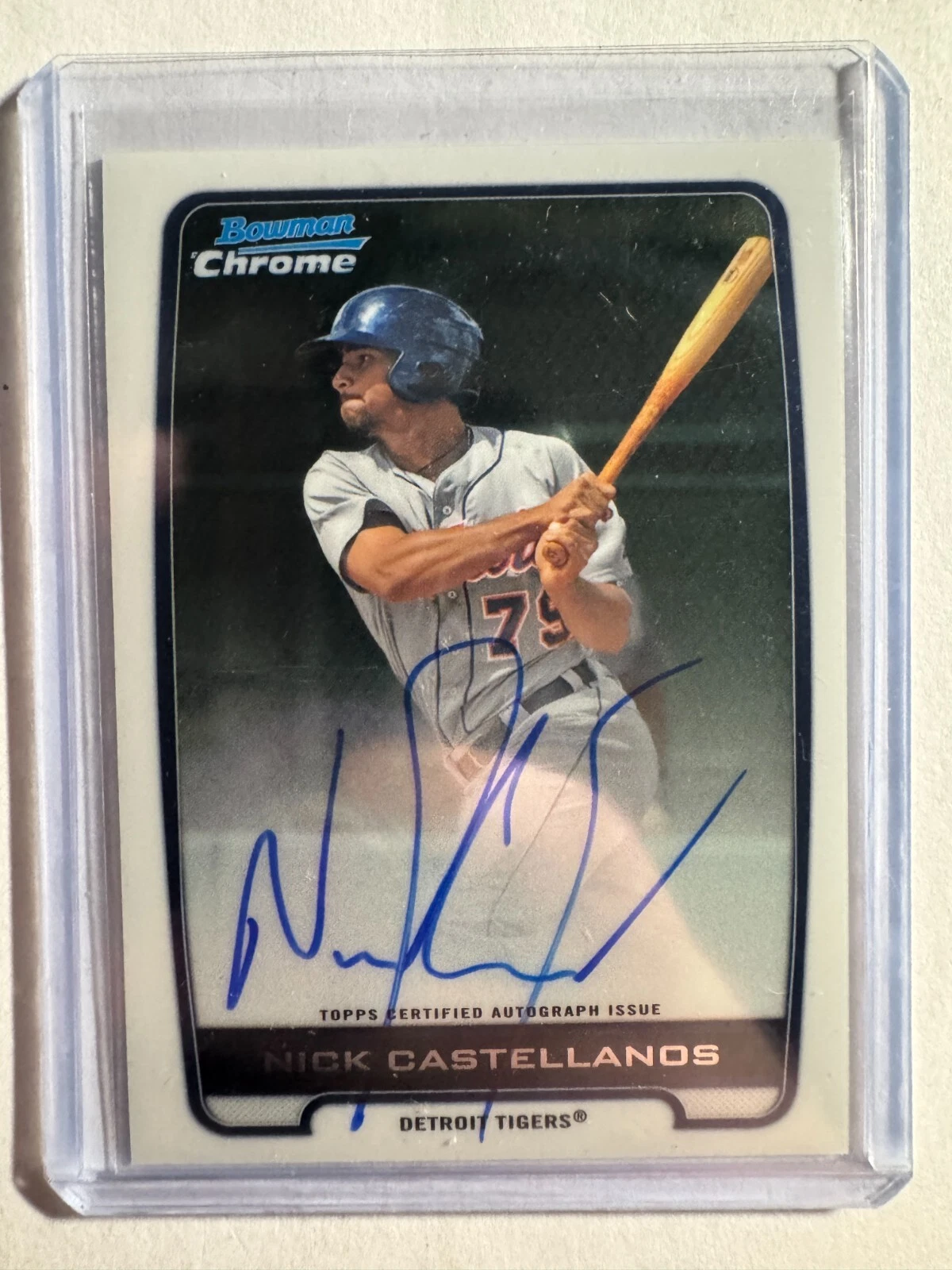 K255,019 - 2012 Bowman Chrome Prospect Autographs #NC Nick Castellanos Auto