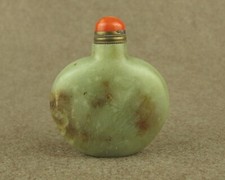 鼻煙壺 翡翠？ 瑪瑙？ 獅子 アンティーク 骨董 鼻煙壺翡翠？瑪瑙