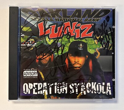 Operation Stackola by Luniz (CD, Jul-1995, Virgin) SIGNED, VG+