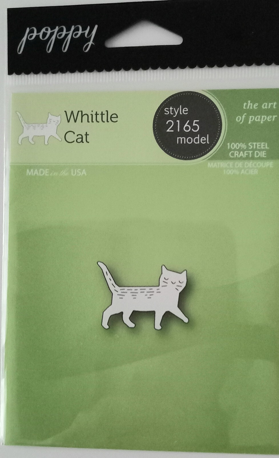 Poppystamps Whittle Cat NEW 2165 (Retired Die) eBay