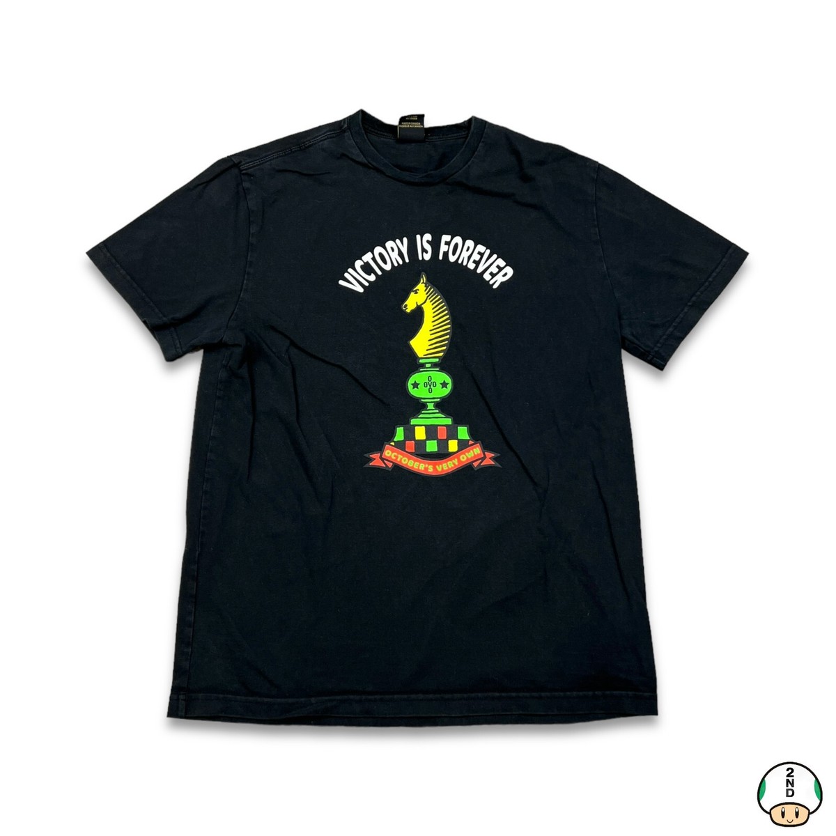【October's Very Own】紙幣 ロゴ OVO Tシャツ GLOBAL CURRENCY Octobers Very Own T Shirt Mens Small Black OVO Victory Is