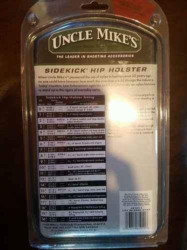 Uncle Mike's Sidekick Hip Holster Size 1 #8101-1 Right Hand - Picture 2 of 2