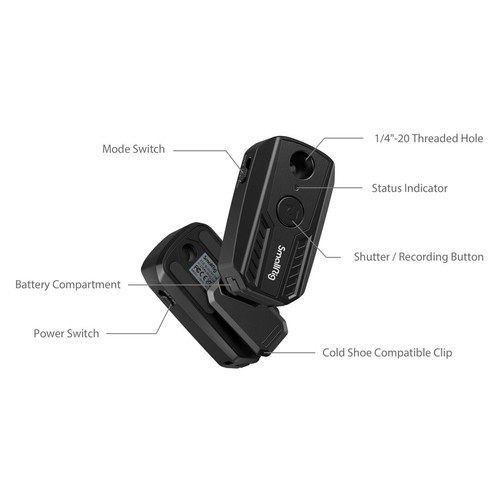 SmallRig Wireless Remote Controller Shutter for Canon Nikon Sony Camera Alpha7R - Picture 4 of 8