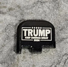 Rear Slide Cover Plate Fits All Glock, TRUMP 2024 KEEP AMERICA 