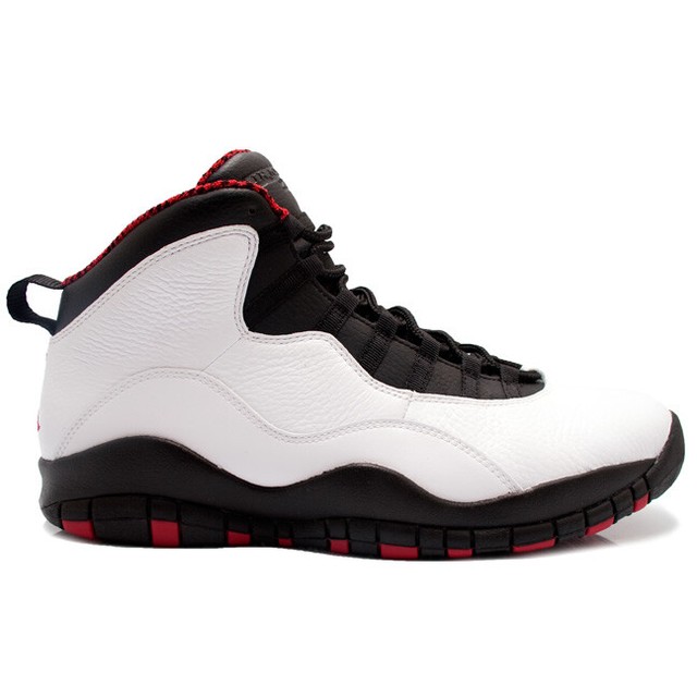 jordan 10 white and red