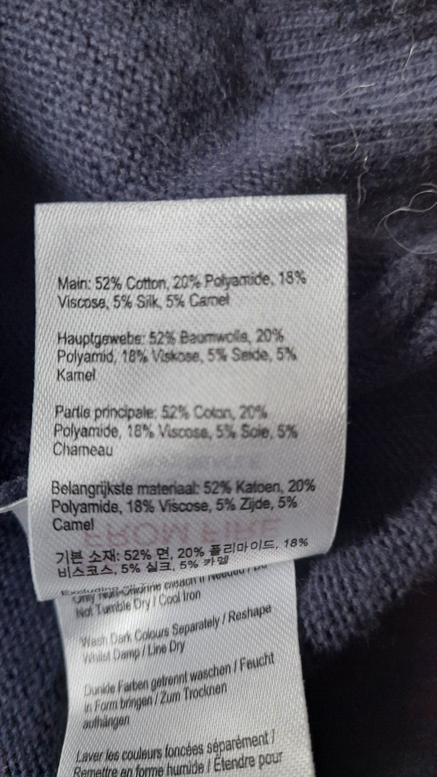 JOULES Woman's BRETON BEAGLE Navy Knitted Jumper UK 8