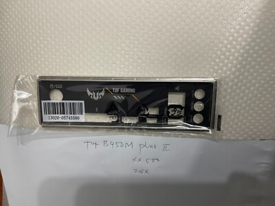 ASUS TUF GAMING B450M PLUS II   IO SHIELD BACK PLATE  , ORIGINAL
