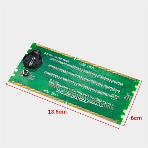 Tester Gniazdo pamięci Tester Płyta biurkowa do gniazda pamięci DDR2 DDR3 z diodą LED - Zdjęcie 5 z 5