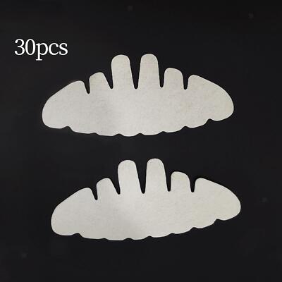 30 Stück Baseball Cap Sweat Liner Mütze Größenreduzierung Pads Einsatz saugfähig Schweiß Pad