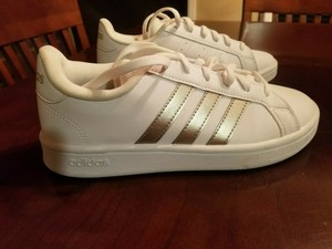 adidas vl court 2.0 k white