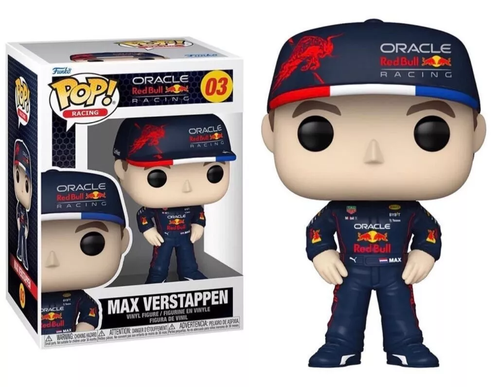 POP RACING F1 MAX VERSTAPPEN RED BULL RACING 3.75 POP VINYL FIGURE FUNKO 03